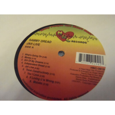 ジャマイカ10” Sammy Dread Labour Ward JL002 Jah Life /00200 10