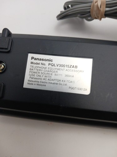 Panasonic PQLV30015ZAB 2.4 ghz Cordless Phone Handset Base & Adapter - Zdjęcie 5 z 7