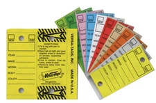 Versa Tags Key Tags, Auto Dealer Key Tags, Self Laminating Key Tags