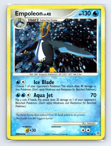 Empoleon 4/130 Diamond and Pearl HP Pokemon TCG