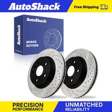 Rear Drilled Slotted Brake Rotors for Chevy Malibu Impala Buick LaCrosse