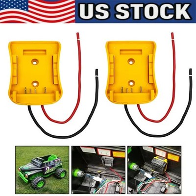 Power Connector DIY Battery Adapter Holder Dock For DeWalt 18V/20V Max Battery