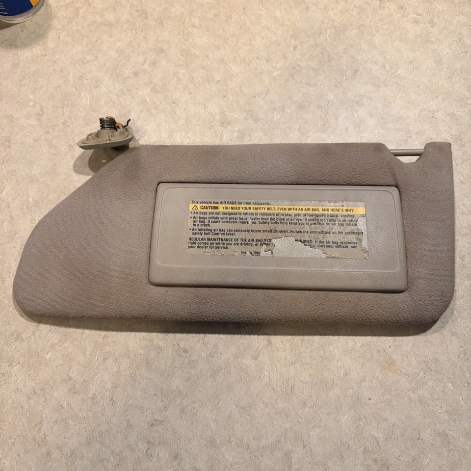 Par de parasoles laterales para conductor y pasajero Cadillac Seville 1992-1997 tela tostada Foto 2 de 4