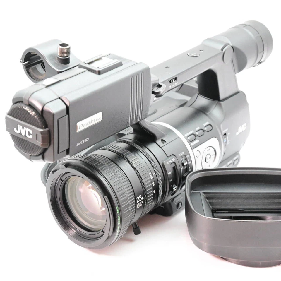 JVC KENWOOD GY-HM600 Black Camcorder Video Camera Full HD 23x Zoom professional - Image 4 of 4