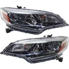 Left and Right Headlights For Honda Fit 2018-2020 Halogen w Bulbs DX EX LX Sport