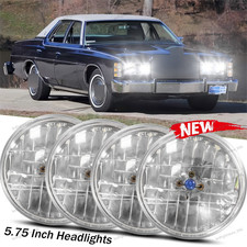 4pcsset 5 34 5.75 Round Halogen Headlights Hilo Beam For 1965-1978 Ford Ltd 4pcsset 5 34 5.75 Round Halogen Headlights Hilo Beam For 1965-1978 Ford Ltd