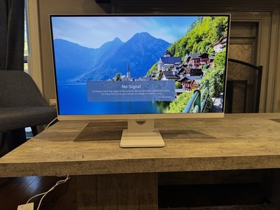 LG - 27'' IPS UHD 60Hz 5ms Smart Monitor with HDR10 (HDMI, USB-C) - White