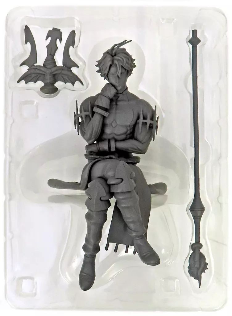 Japan Anime Record of Ragnarok Poseidon Figure monochrome version very rare cool