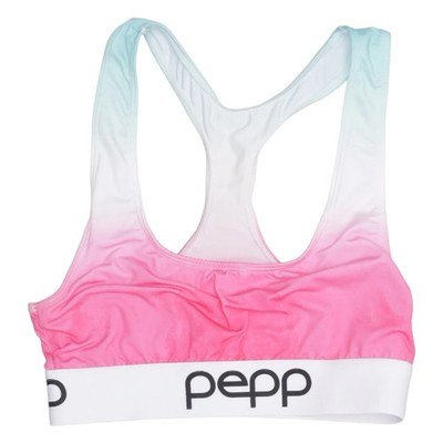 Pepp, Sport-BH, Größe: XS, Pink/Grün/Weiß, Einfarbig, Damen #DUI