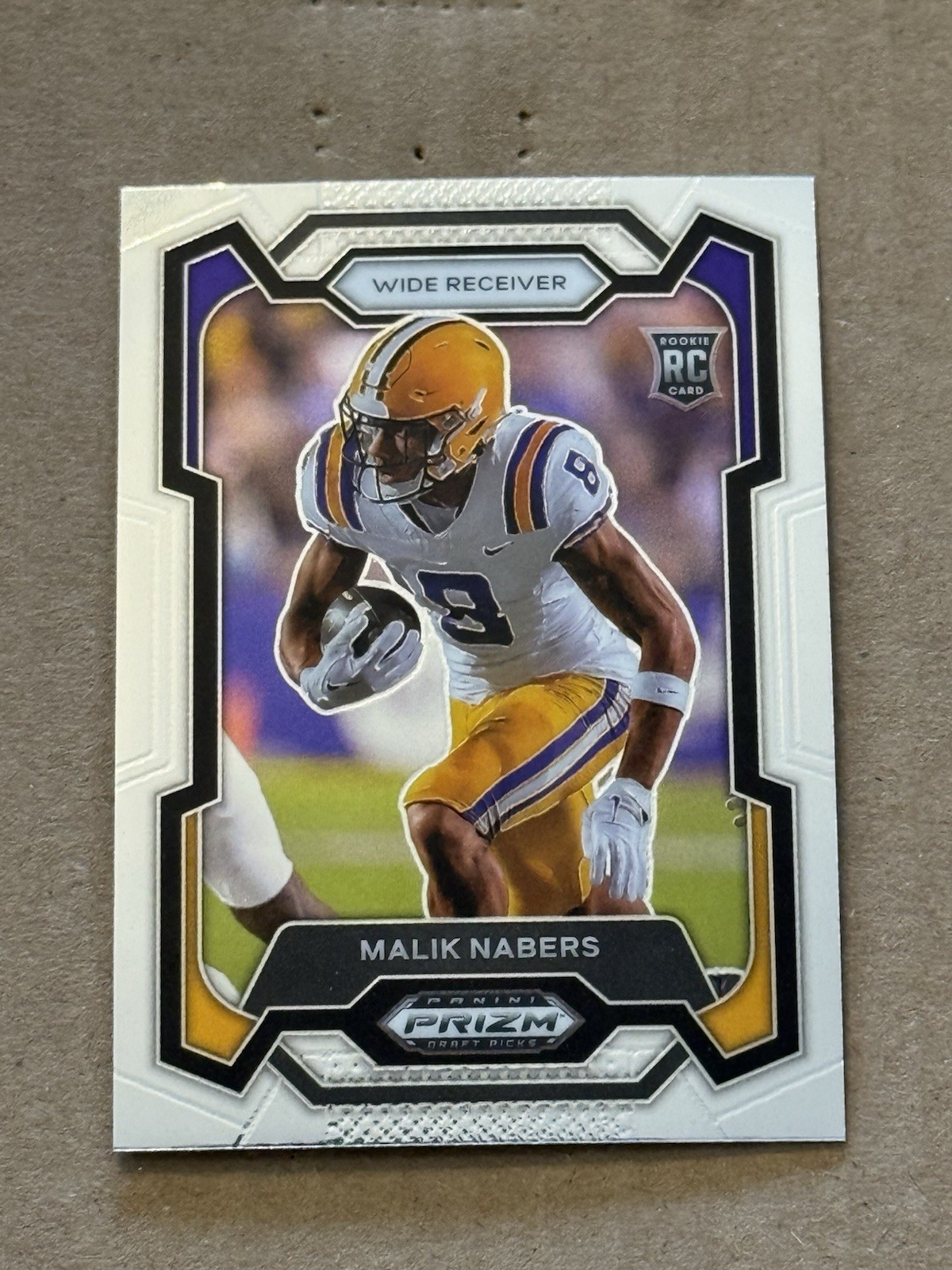 2024 Prizm Draft Picks Malik Nabers Rookie Card 109 RC NYG