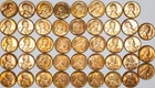 1939-S Lincoln Wheat Penny Partial Roll of 43 Coins RED UNCIRCULATED BU RD