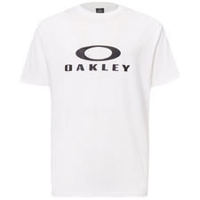 Image of Oakley O Bark 2.0 T-Shirt White/Black Sports Urban Casual Men's Top