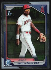 2024 Bowman Chrome Prospects Greylin De La Paz #BCP-181 BG6