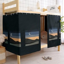 1 PC Bunk Bed Curtain Single Sleeper Bed Canopy Dustproof Sleep Privacy Protect