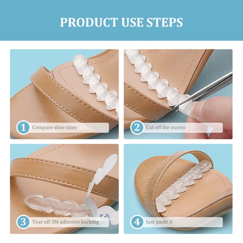 3 Pairs Non-slip Insoles Man Women's High Heel for Female High-heeled - Bild 10 von 12