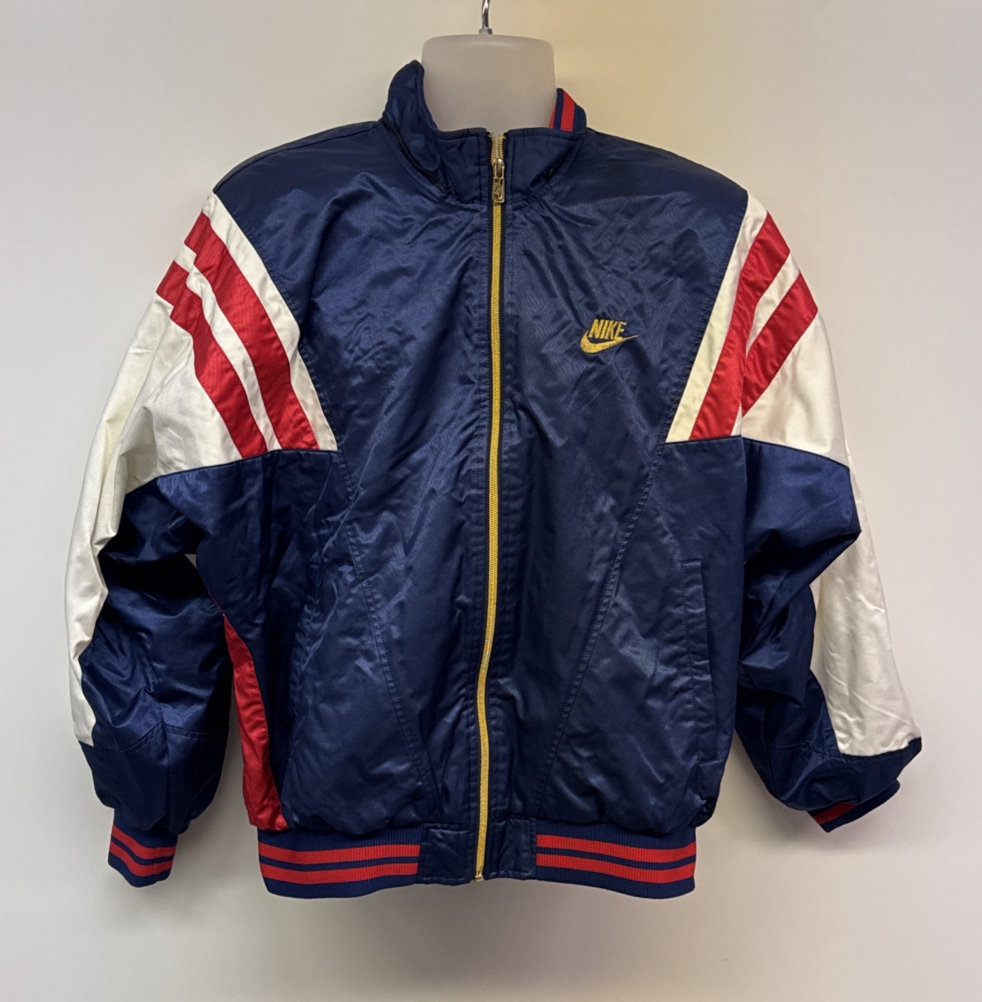 VTG 90's NIKE Olympics Team USA Jacket GRAY TAG Athlete Worn | eBay