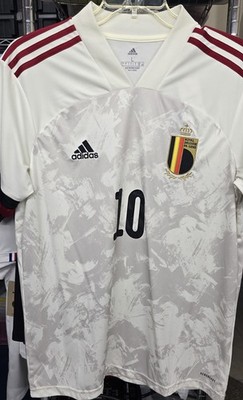 adidas RBFA A Belgium National Team #10 E. HAZARD Away Soccer