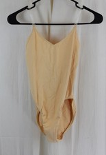 Capezio Women's Camisole Leotard With Adjustable Straps Nude Size M