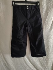 Columbia Omni Heat Outgrown Black Ski Snow Pants Kids Size XXS Adjustable Waist
