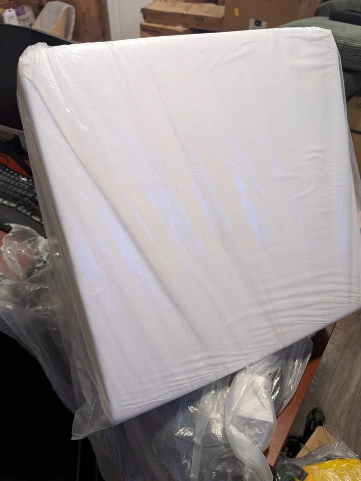 COMFORTANZA Cojín de asiento reclinable de espuma viscoelástica grande suave 20x20x5 para largo Foto 2 de 4