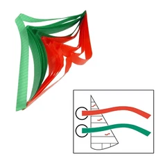 Davis Instruments Air-Flow Tels Sail Trim Kit 14 Nylon Telltales for Sailboats