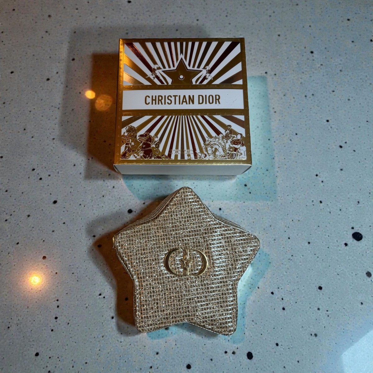 Brand New Dior Beauty Holiday GWP Gift Set - Gold Vanity Case