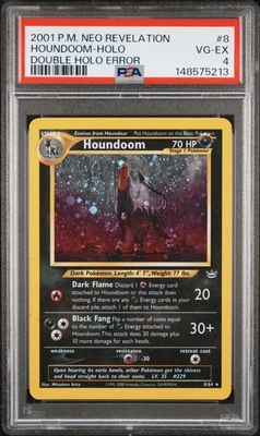 houndoom holographic card Pokemon
