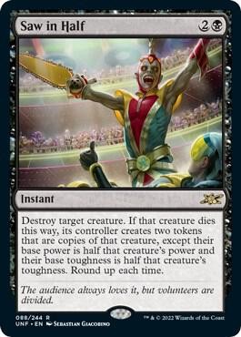 Saw in Half UNF 88 Normal English NM - MTG