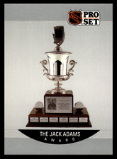 1990-91 Pro Set The Jack Adams Award  #377 NHL Hockey