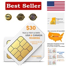 Complete 30 SIM Card with 6- Data, Calls  SMS for Any Tracker - Roaming