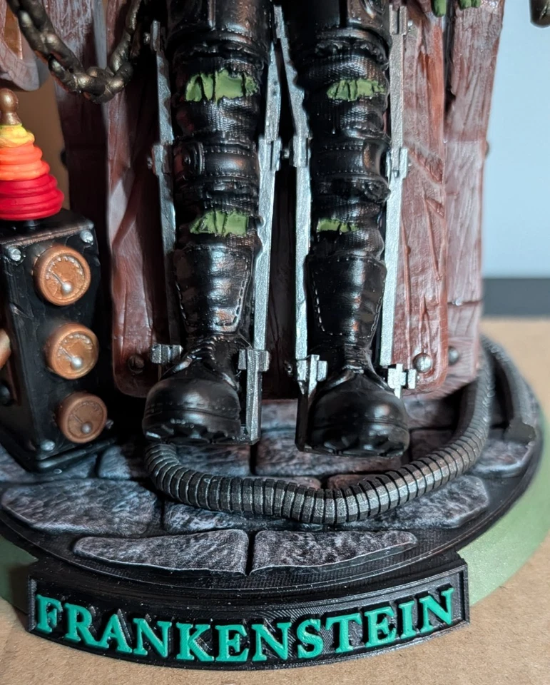 Universal Classic Movie Monsters Frankenstein Awakens Awesome Detailed Paint Job - Image 4 of 4