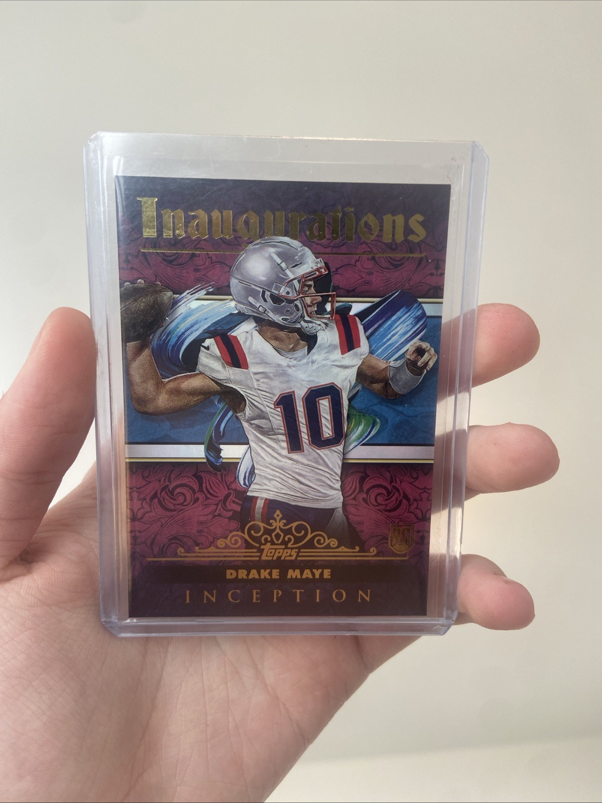 2024 Topps Inception - Drake Maye Inaugurations Case Hit #1-2