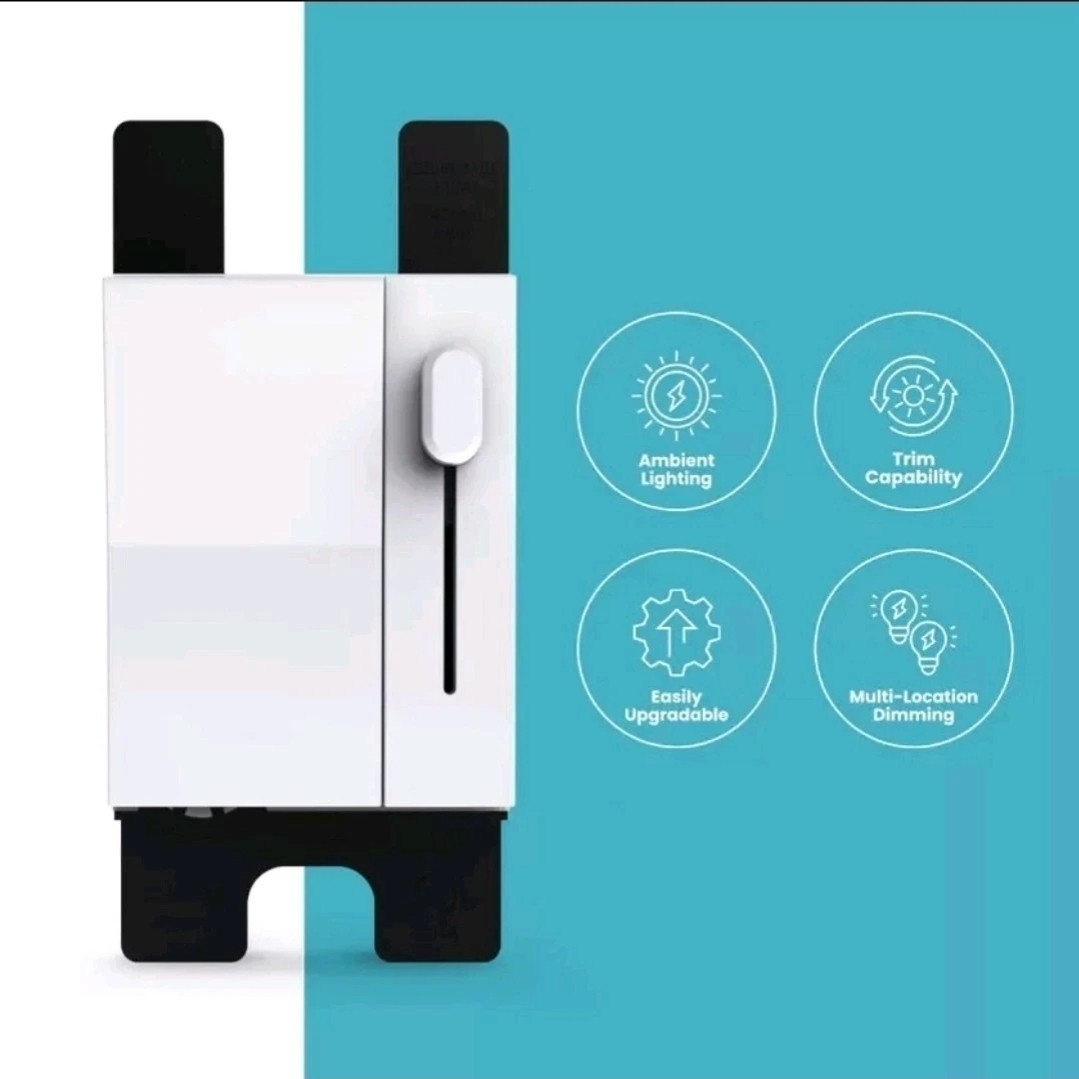 New Deako Dimmers 3 Way/4 Way Switches  (Pack Of 2) With 2 Gang Backplate.