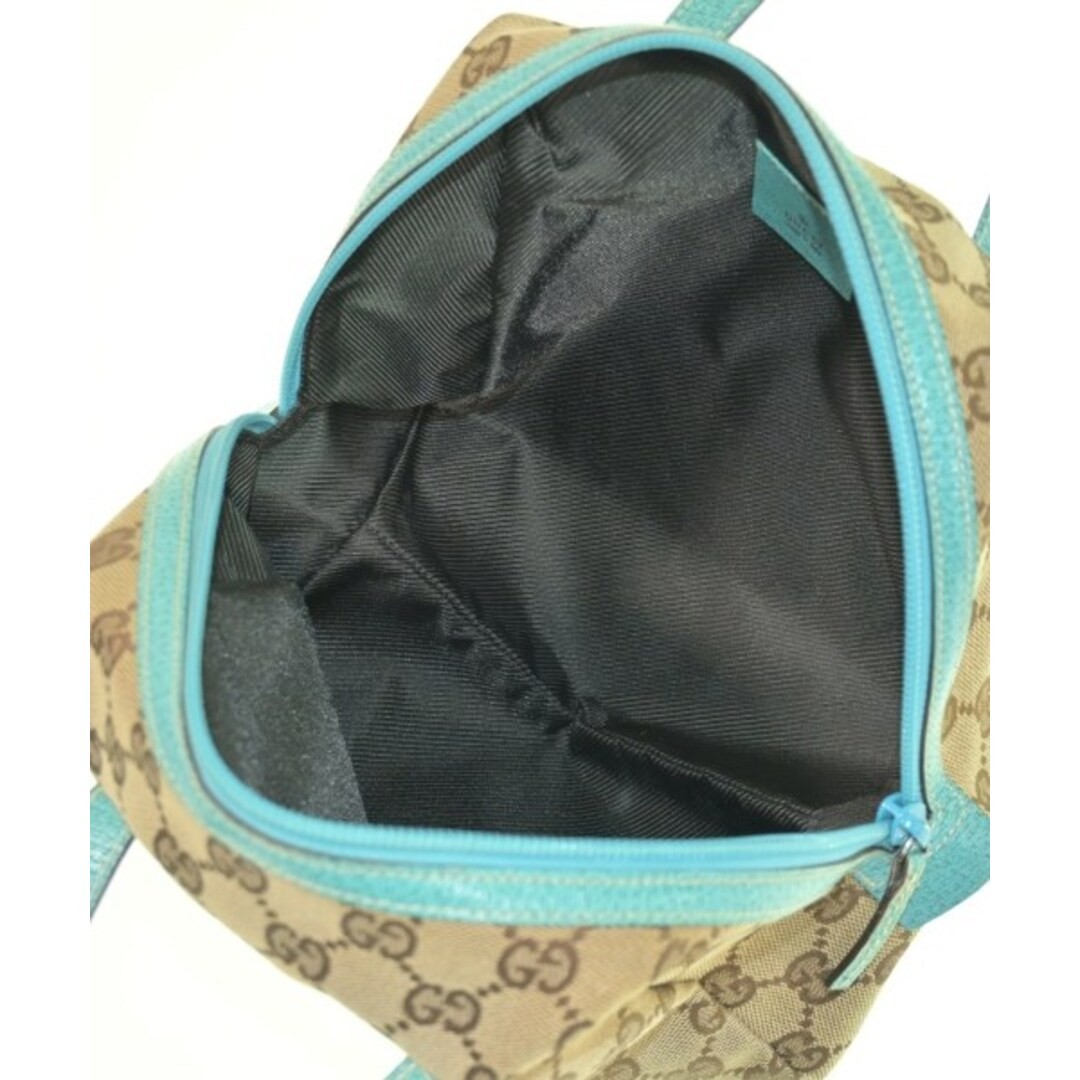 GUCCI Beige Leather Handbag Women Used Free Shipping thumbnail 3