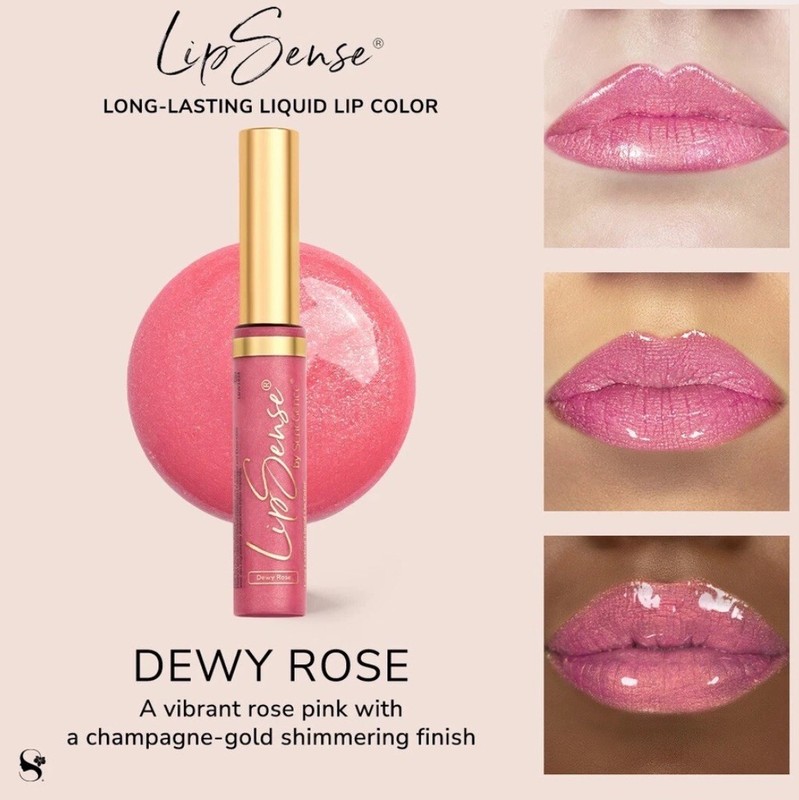 Authentic LipSense full size long lasting lip color! DEWY ROSE, New, unopened