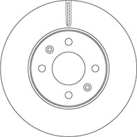 2X Bremsscheibe Trw DF6794 FüR Active Hyundai Accent Rio Ib Hcr Kia Solaris Yb 2