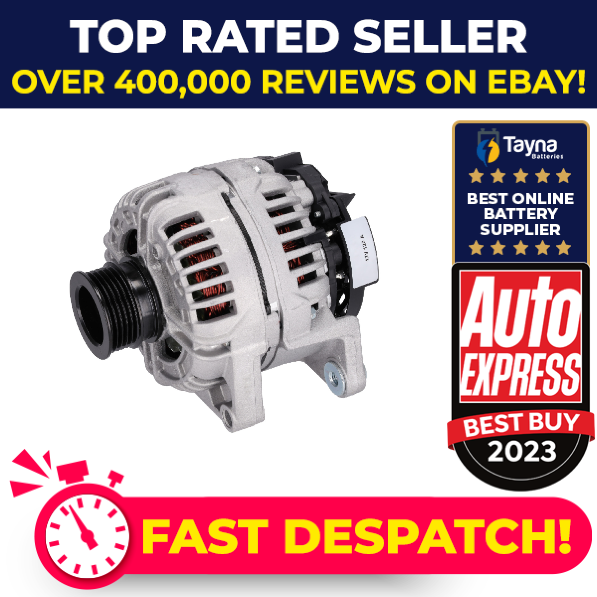 Alternator fits OPEL ZAFIRA B 1.8 05 to 15 093189237 093190146 093190829 Febi