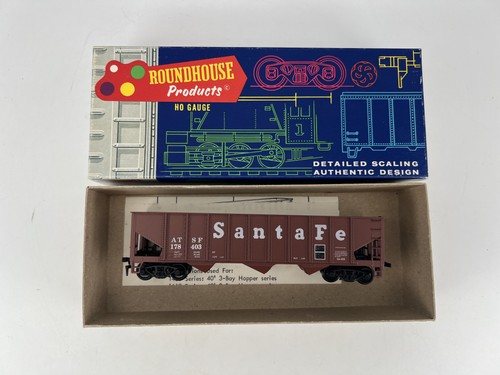 Coche tolva Santa Fe Roundhouse #178403 escala HO con caja muy bueno | Condition: Used