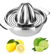 Heavy Duty Stainless Steel Citrus Juicer Manual Lemon Orange Squeezer 12cm Tool