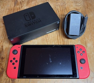   Nintendo Switch V1 HAC-001 - Rote Joy-Cons - vollständig getestet & funktionsfähig