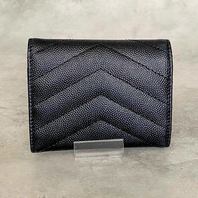 Yves Saint Laurent Ysl Cassandra Key Case With 6 Card Black