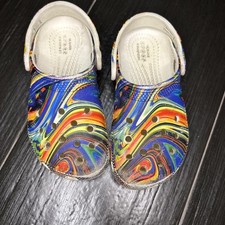 Crocs Tie Dye Clogs Kids Size 11