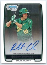 2012 Bowman Chrome #BCA-BC Bobby Crocker Oakland Athletics
