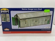 SCENECRAFT BY BACHMANN 44-0038 – NARROW GAUGE LOCO SHED – 00 SCALE - BOXED