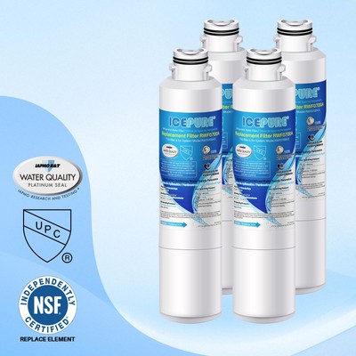 4 Pack Fit For Samsung RFG298HDRS RS25J50 RF263TEAES Water Filter ...