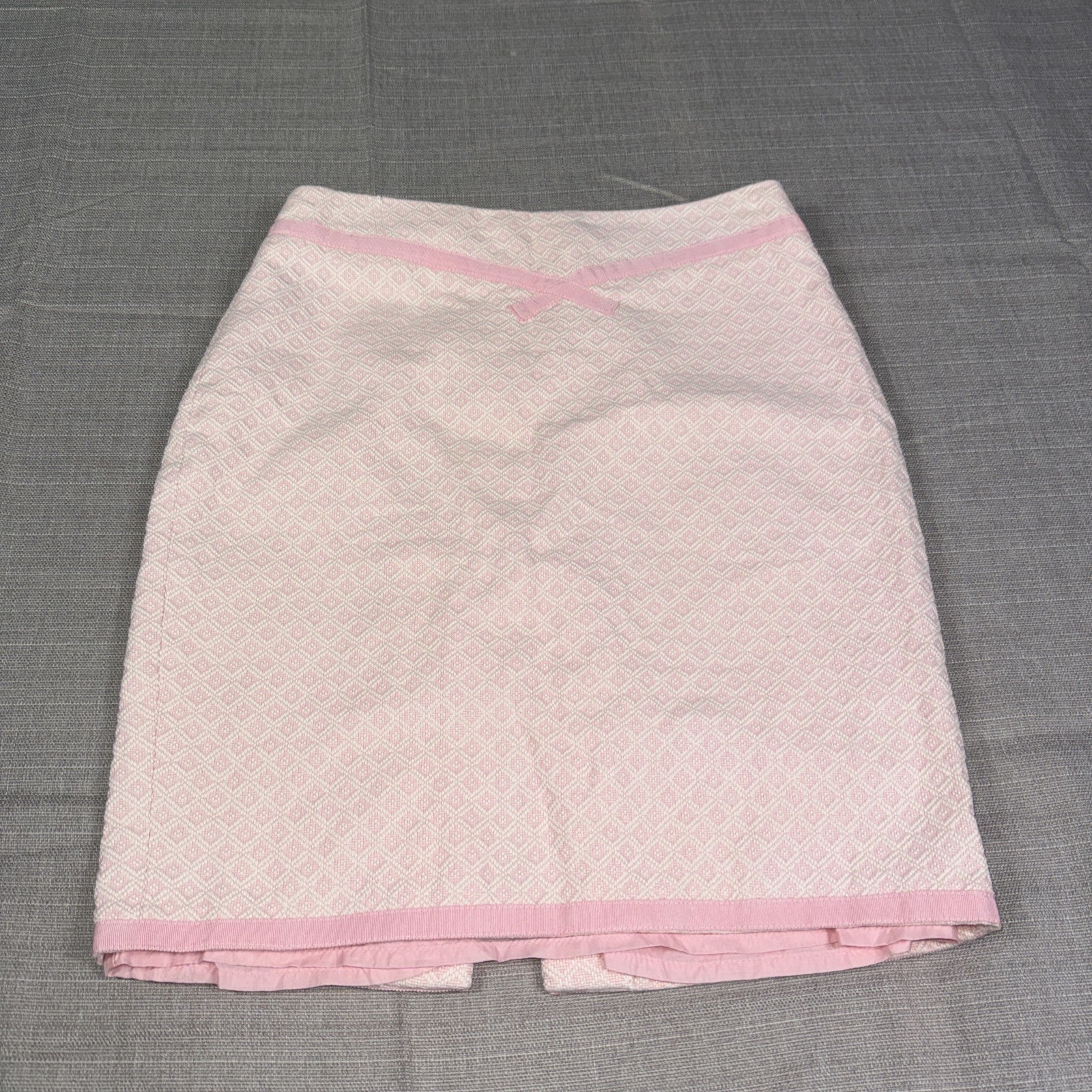 Nanette Lepore Women's Pink Straight Skirt Size 10 Made in USA
