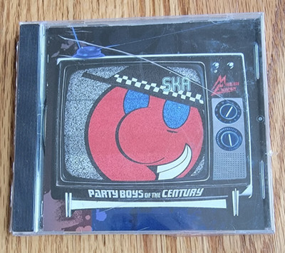 Rare OOP Party Boys of the Century Mindless Escapism Ska Band CD (Damaged Case)