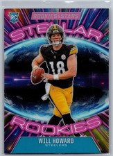 2025 Panini Rookies & Stars - Stellar Rookie Will Howard #5 Pink Silver /75 (RC)