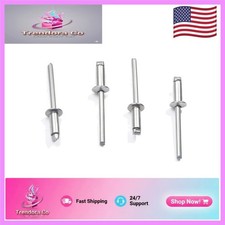 Stainless Steel Blind Rivets 3/16" x 5/8" - Pack of 100 for Endless Applications