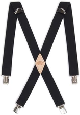 Men’S 1-1/4" Solid Straight Clip Suspender – Adjustable Fit, Heavy-Duty Clips